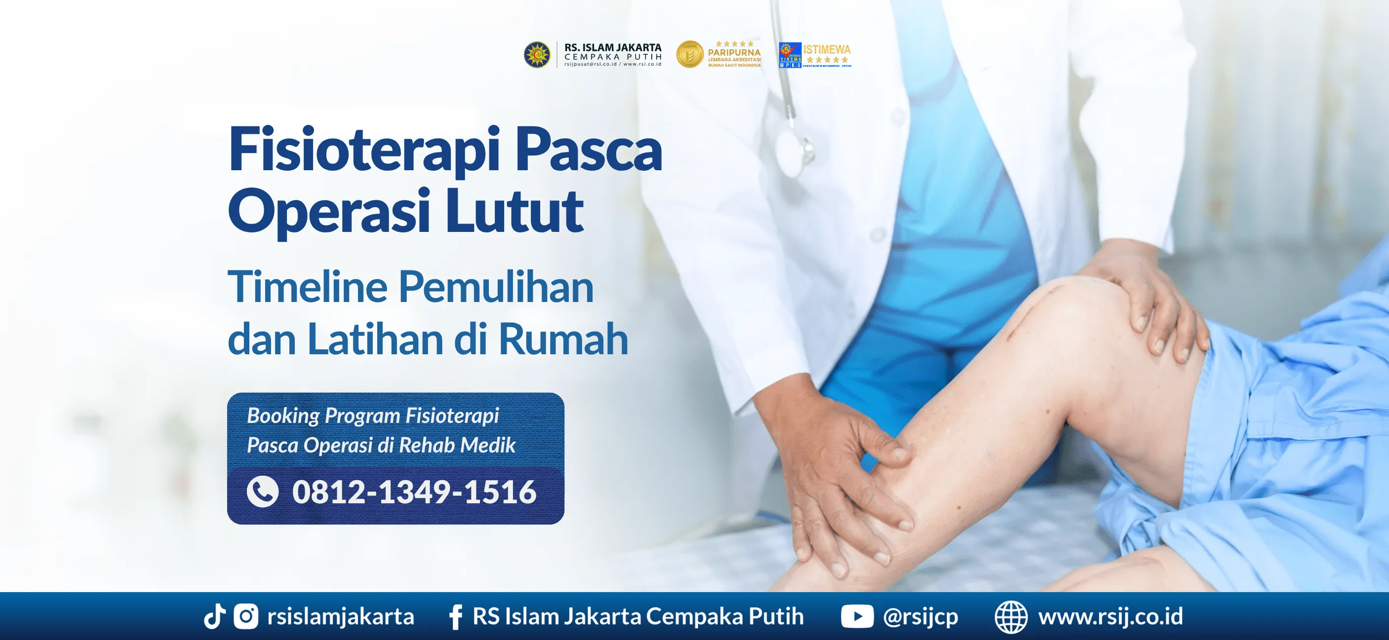 Fisioterapi Pasca Operasi Lutut: Timeline Pemulihan dan Latihan di Rumah