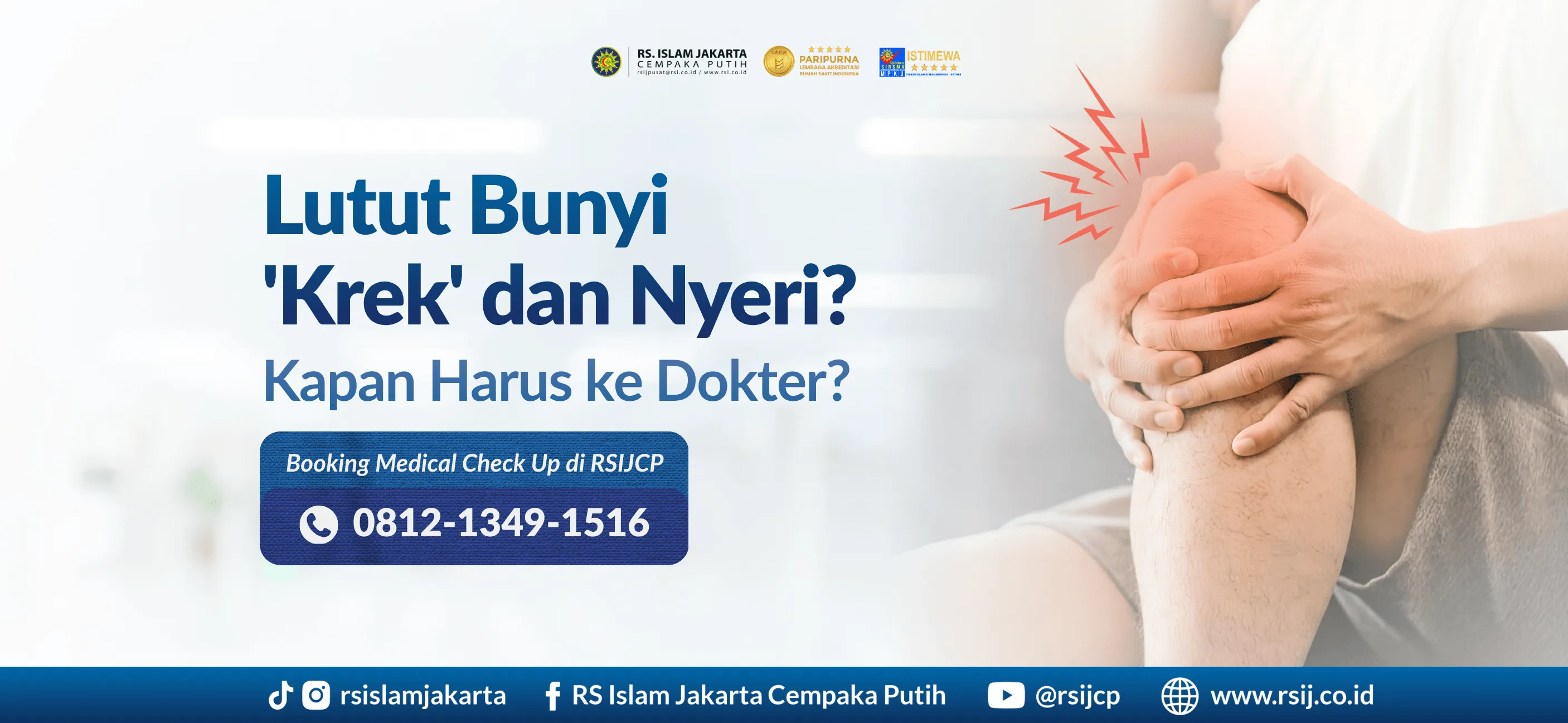Lutut Bunyi 'Krek' dan Nyeri: Penyebab dan Kapan Harus ke Dokter?