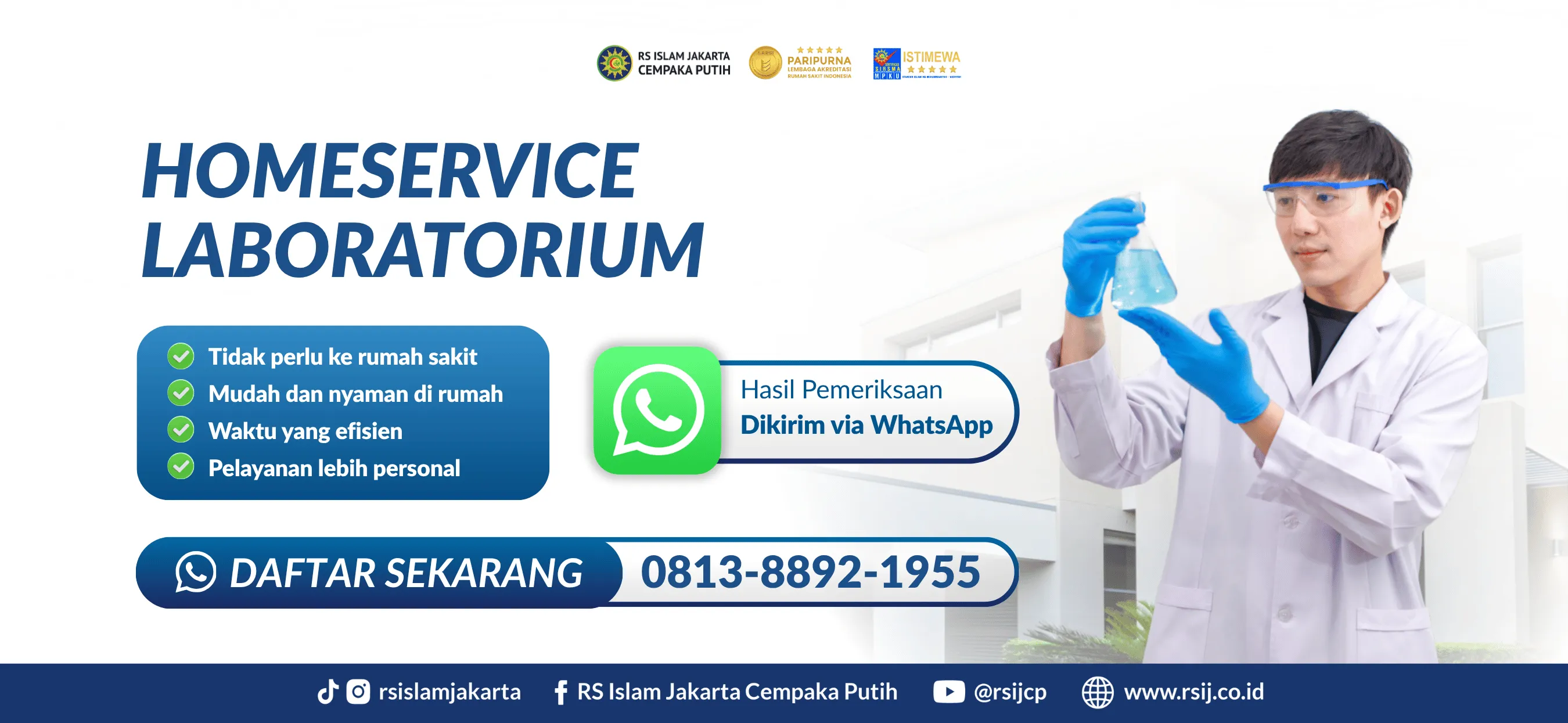 Cek Kesehatan dari Rumah Lebih Mudah dengan Home Service Laboratorium
