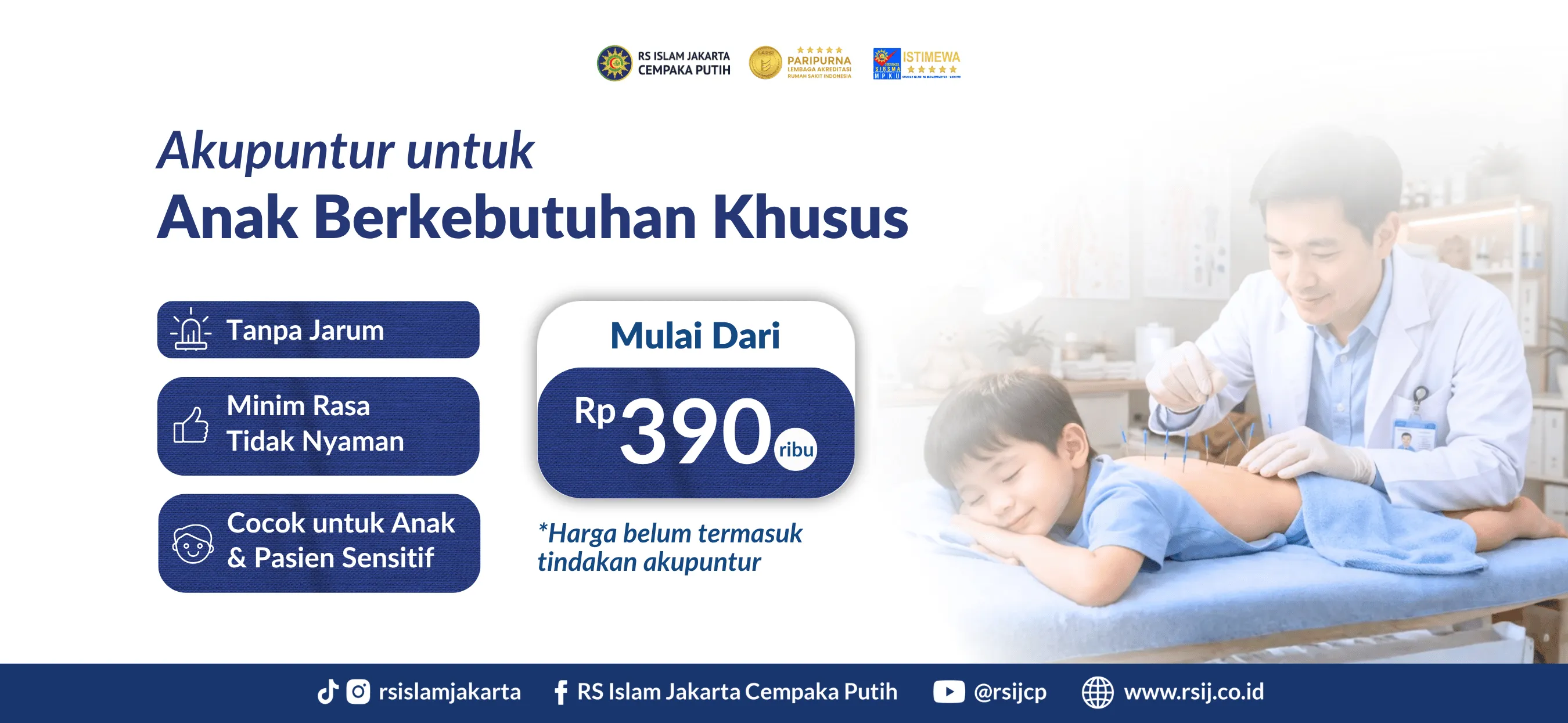 Akupunktur untuk Anak Berkebutuhan Khusus dengan Pilihan Terapi Tanpa Jarum