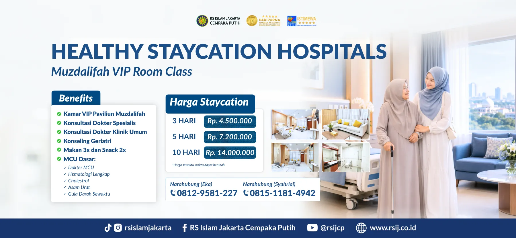 Healthy Staycation Hospitals: Saatnya Beristirahat, Menjaga Diri, dan Memulihkan Energi